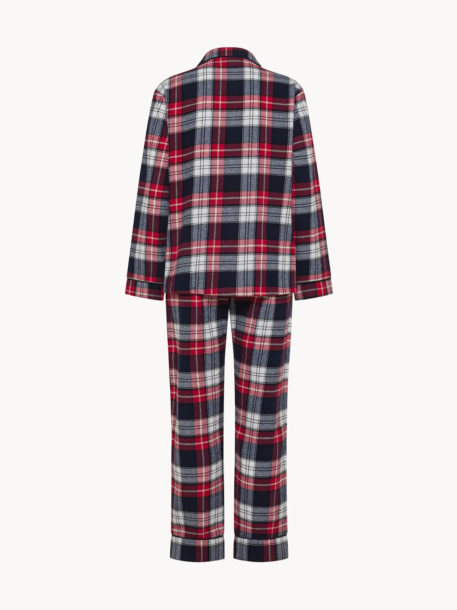 Pigiama in flanella motivo tartan