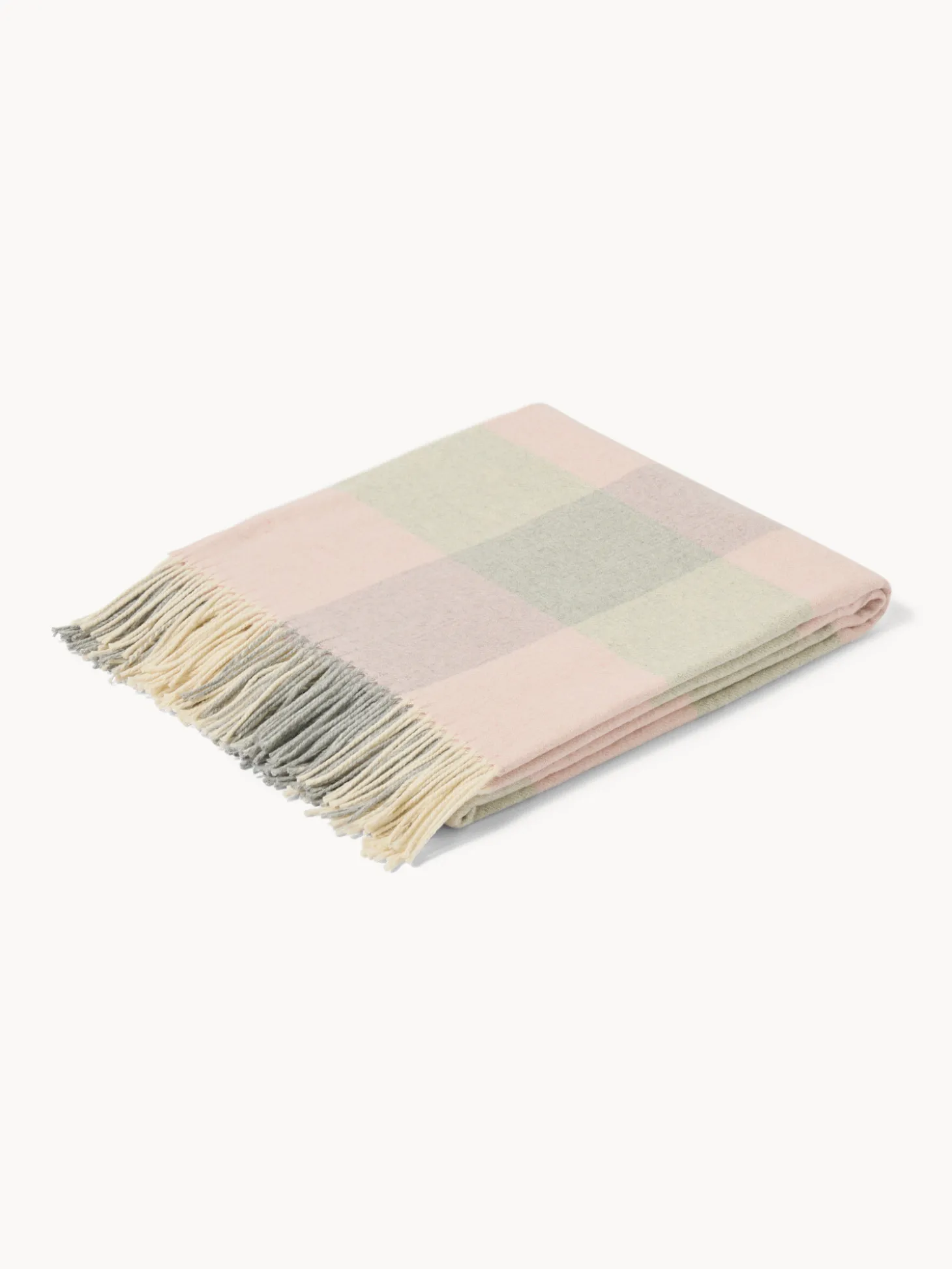 Plaid a quadri made in Italy