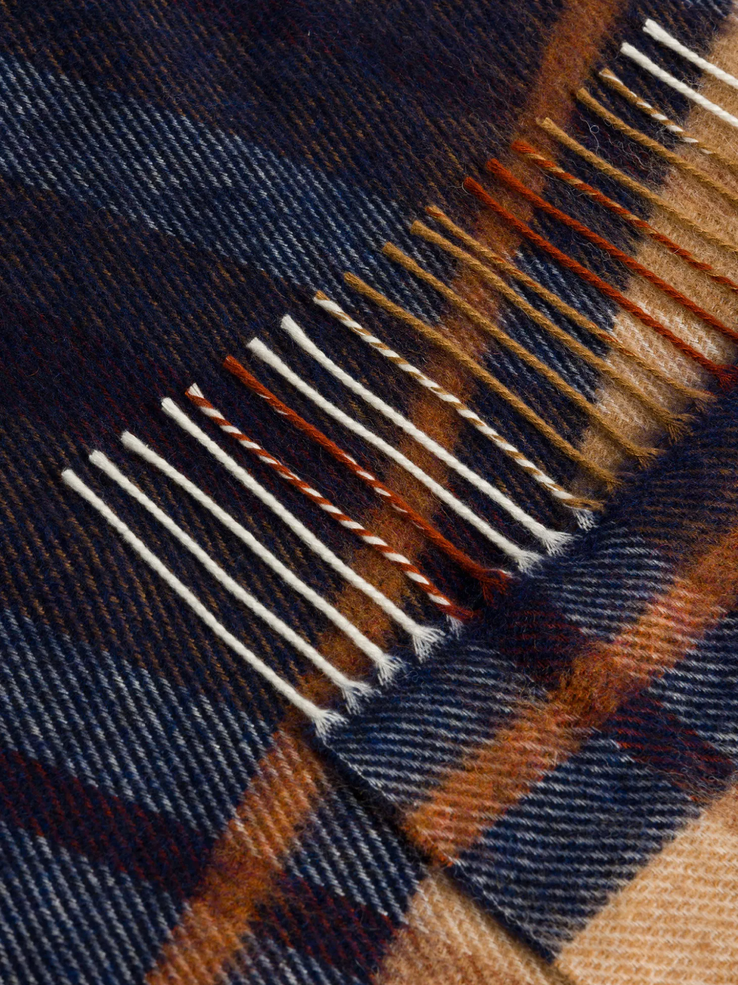 Plaid a quadri made in Italy