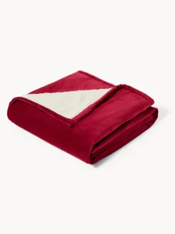 Plaid velluto e sherpa