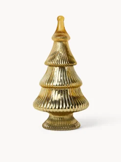 Porta dolci in vetro elettrolitico ad albero