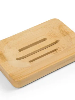 Porta sapone sapone in bamboo