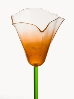 Porta t-light in vetro borosilicato