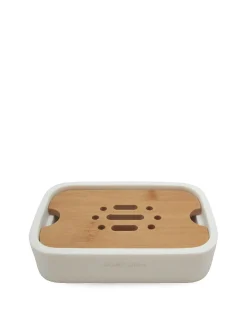 Portasapone dettaglio in bamboo Linea