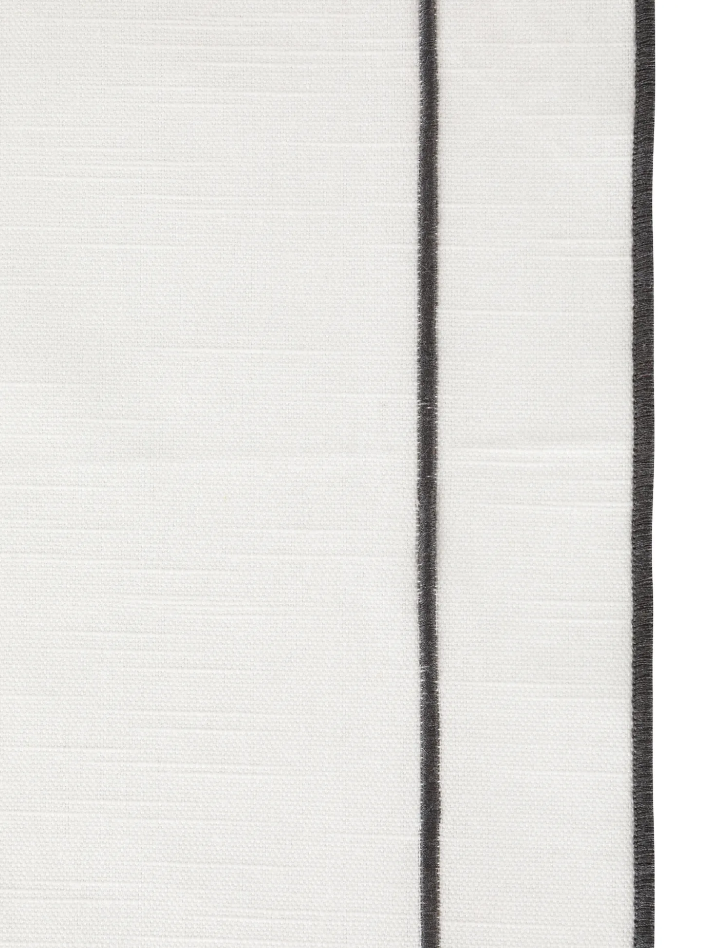 Runner slub di cotone con overlock
