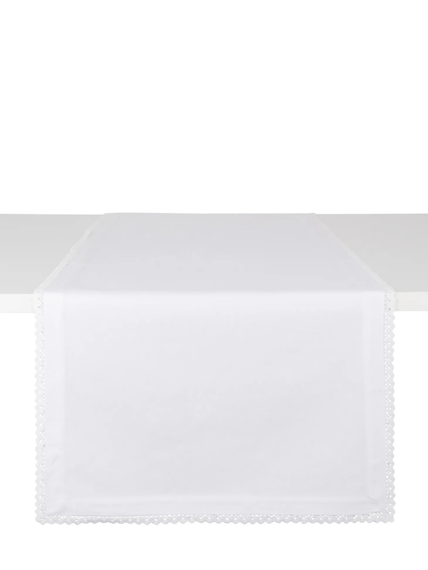 Runner twill di cotone con ricamo