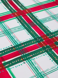 Runner twill di cotone stampa tartan