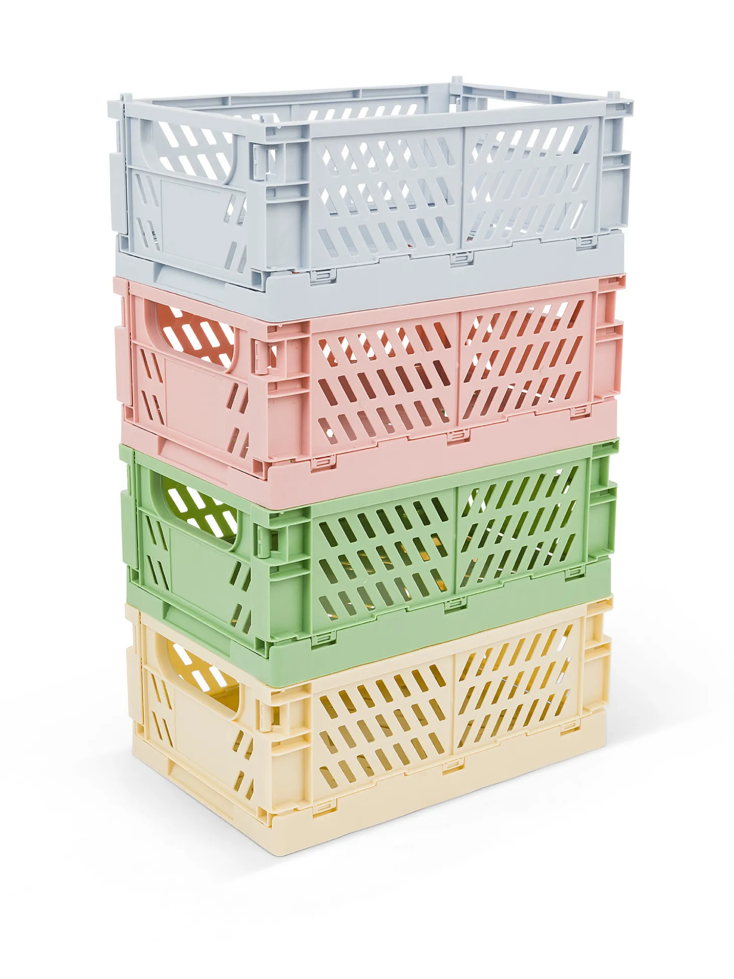 Scatola pieghevole portaoggetti in plastica