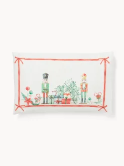 Set 2 federe in cotone stampa natalizia by Tessiture Randi