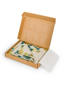 Set 2 federe percalle di cotone stampato Special Capsule SOCIETY Made in Italy per Coincasa