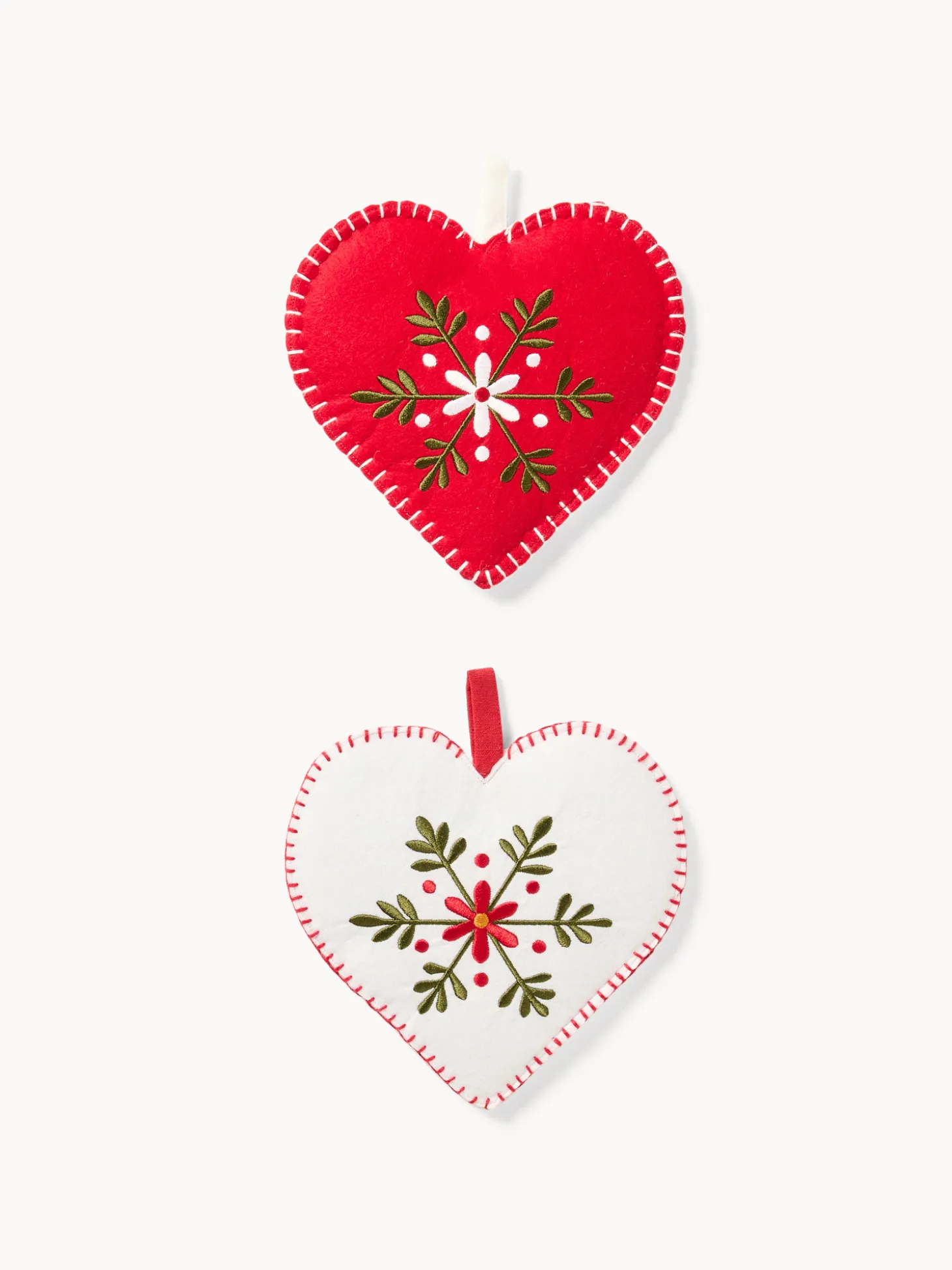 Set 2 presine cuore motivo tirolese