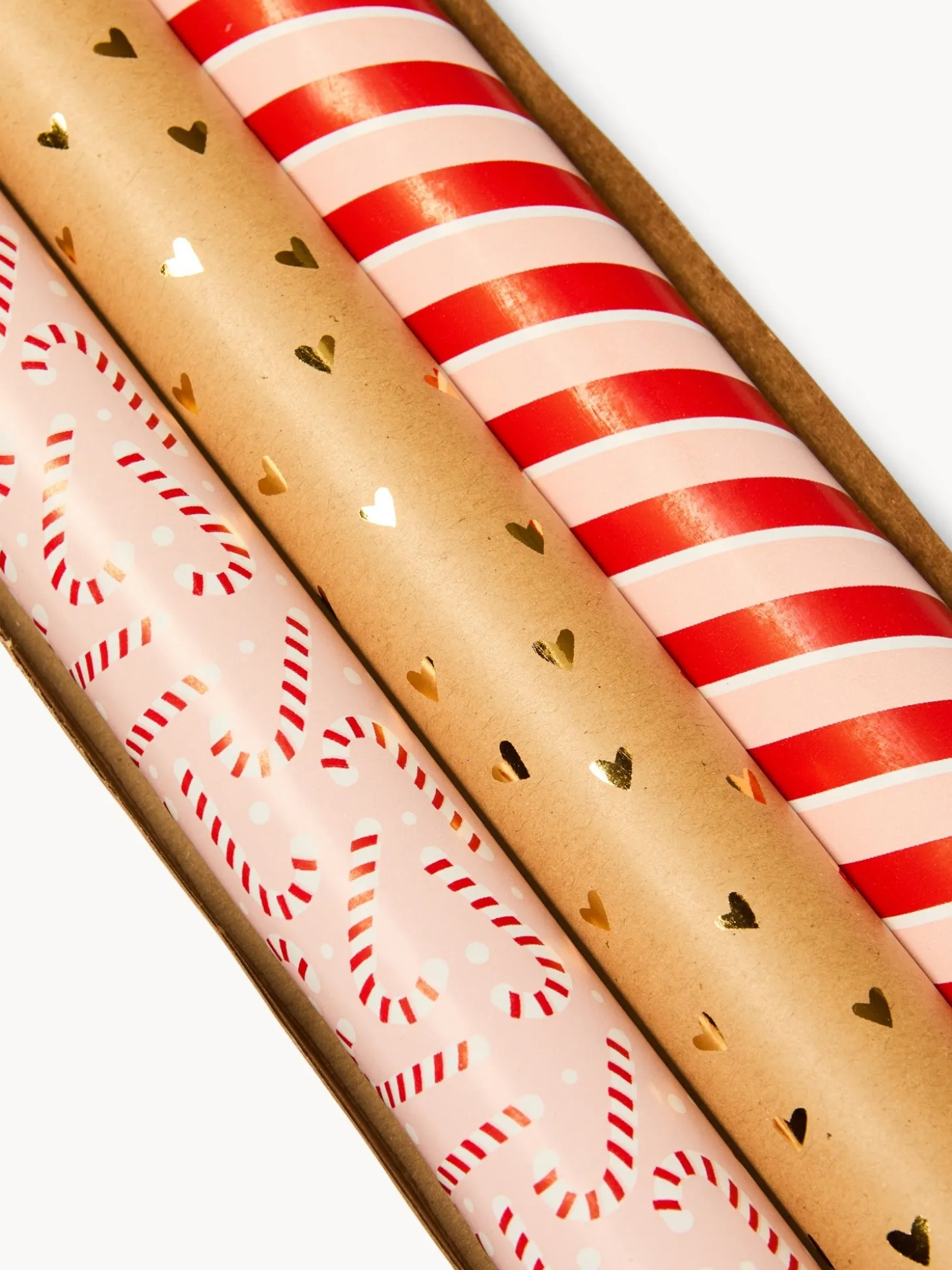 Set 3 rotoli carta per impacchettare
