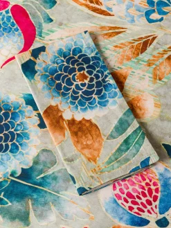 Set 2 tovaglioli in twill di puro cotone stampa floreale