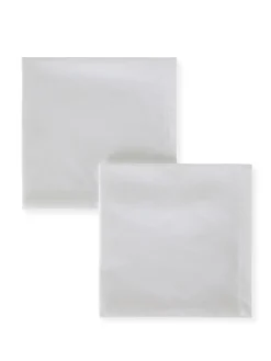 Set 2 tovaglioli twill di cotone tinta unita