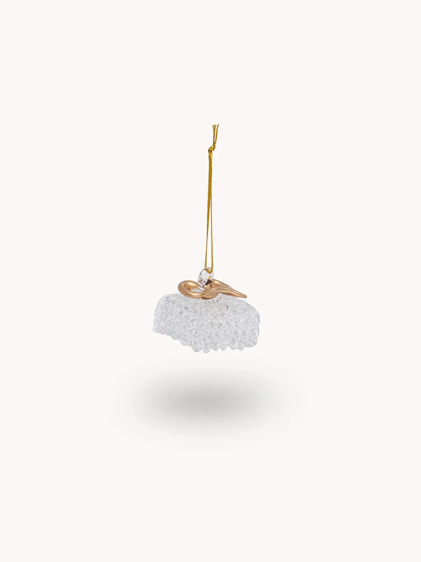 Set di 4 decorazioni per albero in vetro a forma di pacchetto regalo