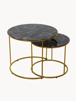 Set di 2 tavolini Glaze