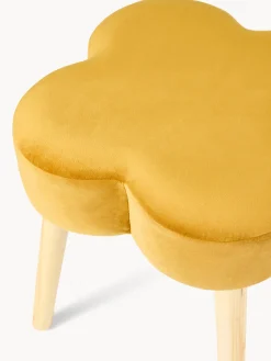 Sgabello in velluto Bloom