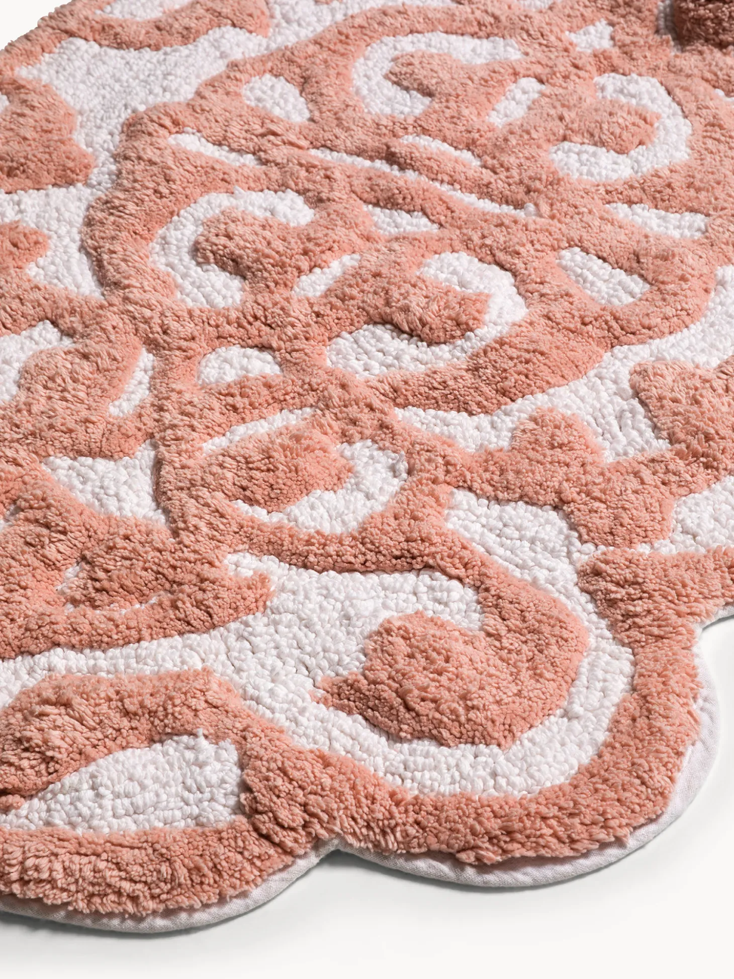 Tappeto bagno taftato in cotone