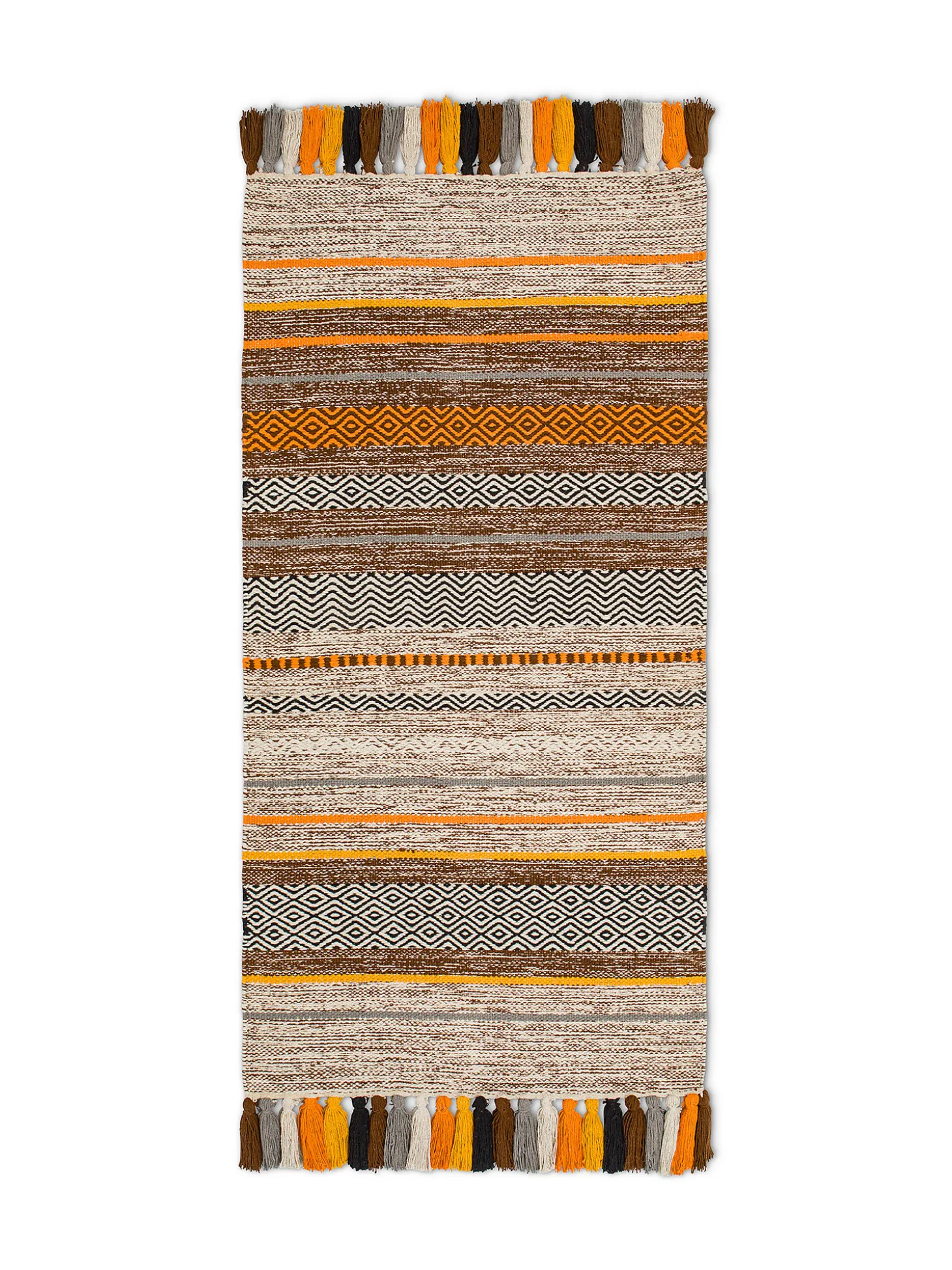 Tappeto da cucina in cotone motivo geometrico
