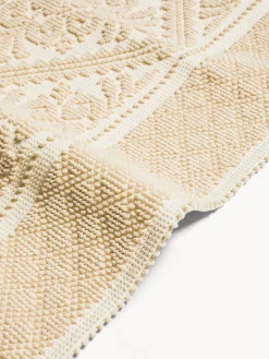 Tappeto da cucina sardo in puro cotone tinta unita