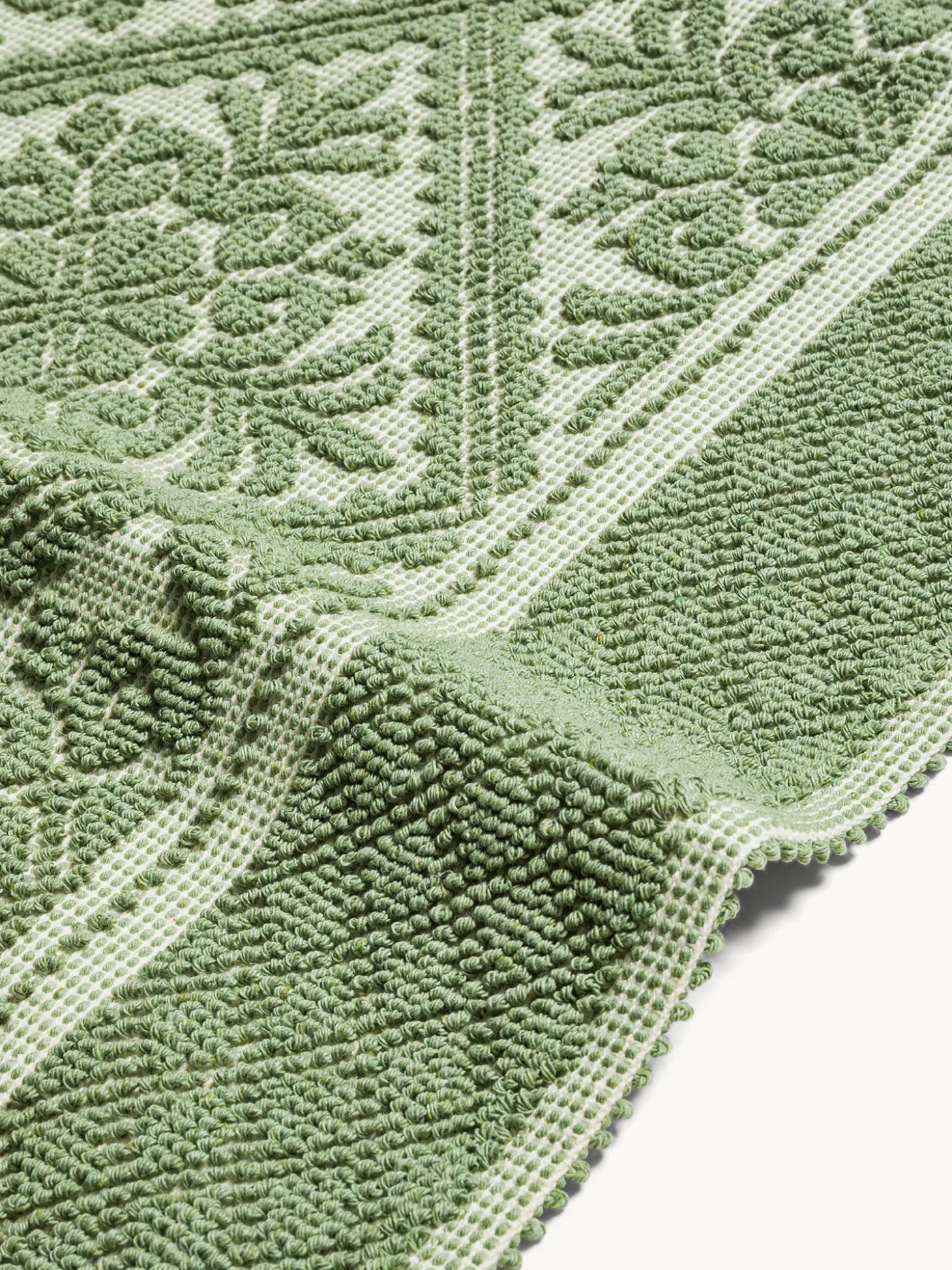Tappeto da cucina sardo in puro cotone tinta unita