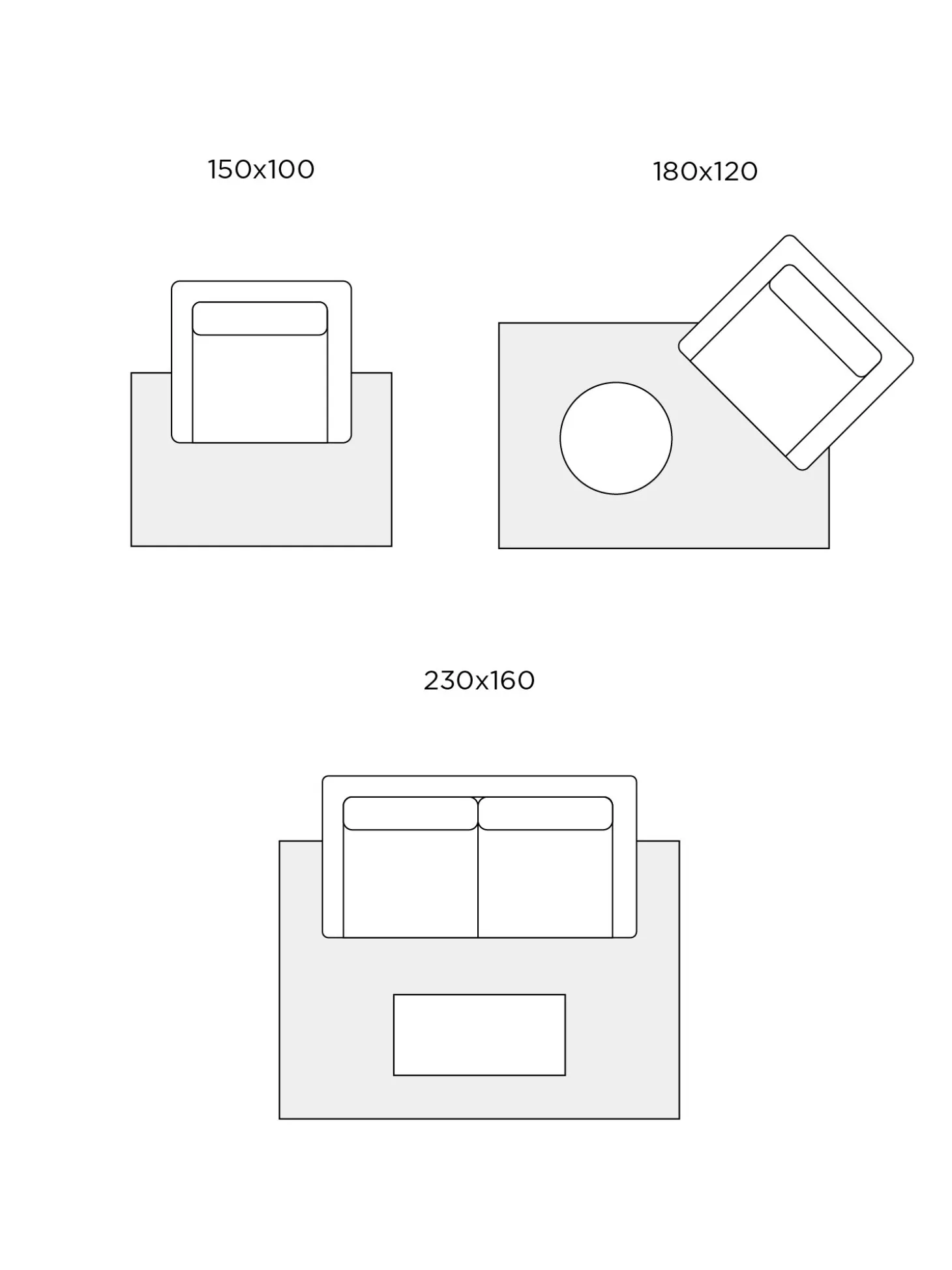 Tappeto juta motivo geometrico