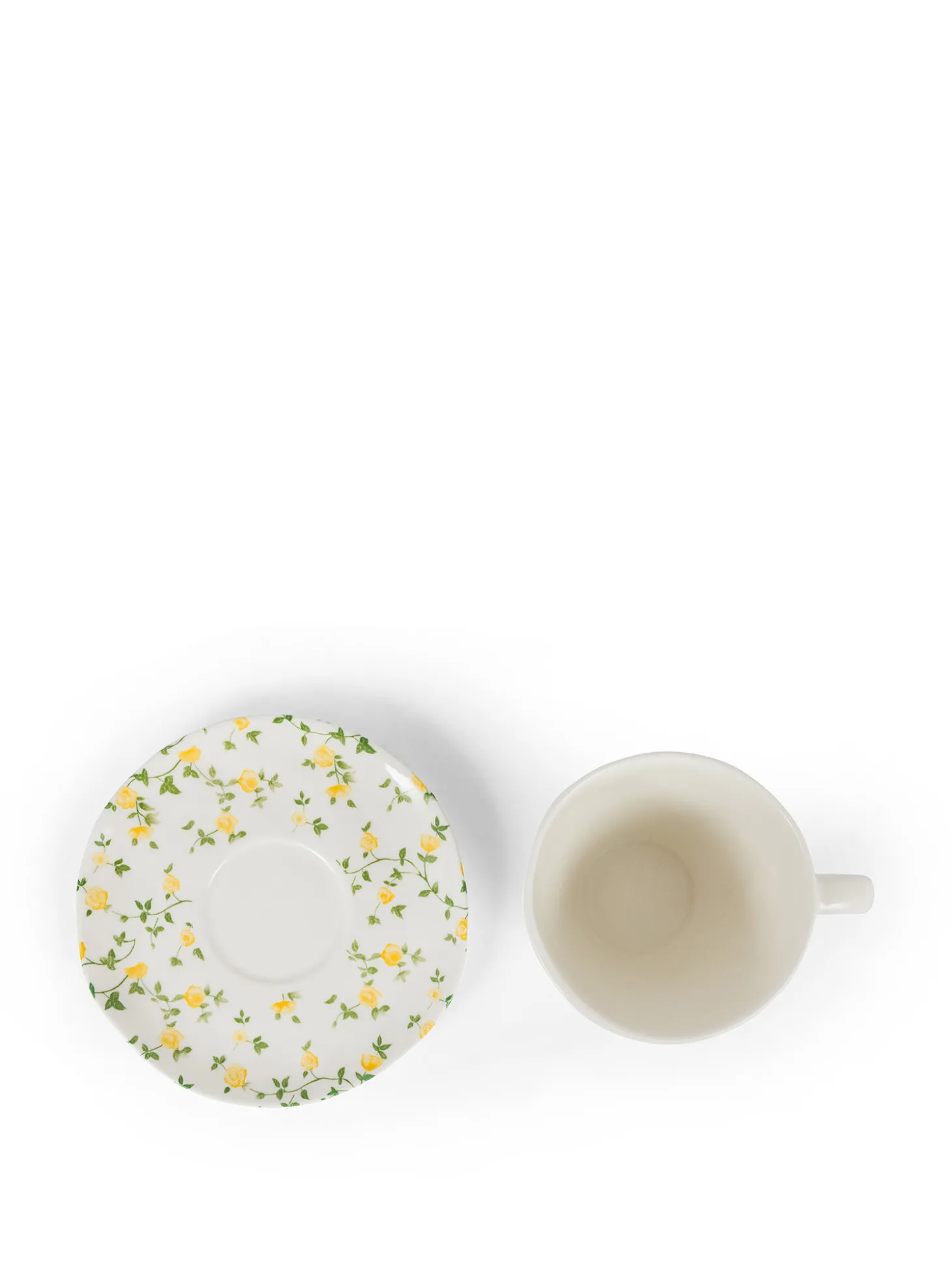 Tazza caffè porcellana motivo fiorellino