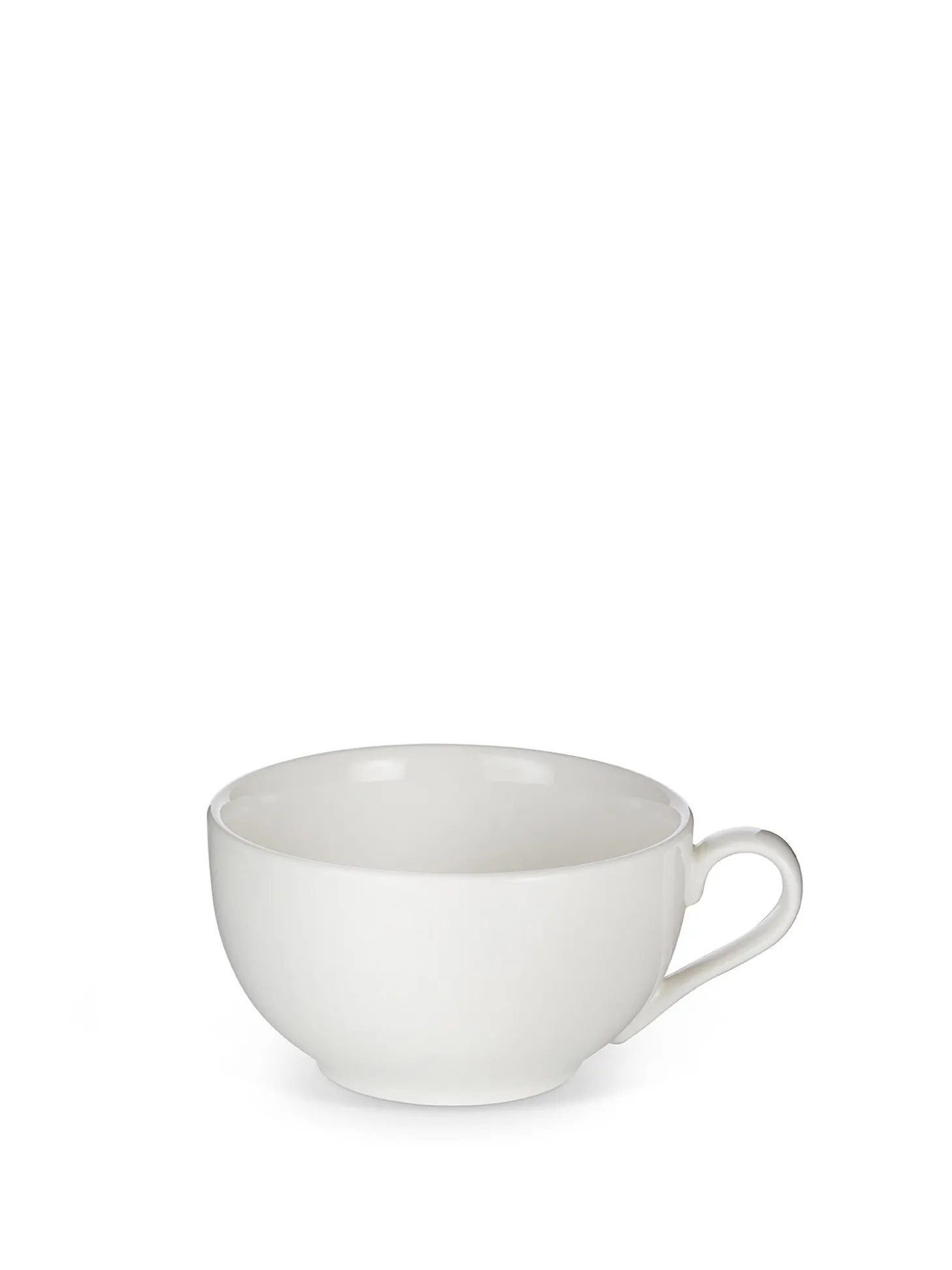 Tazza da colazione porcellana bianca