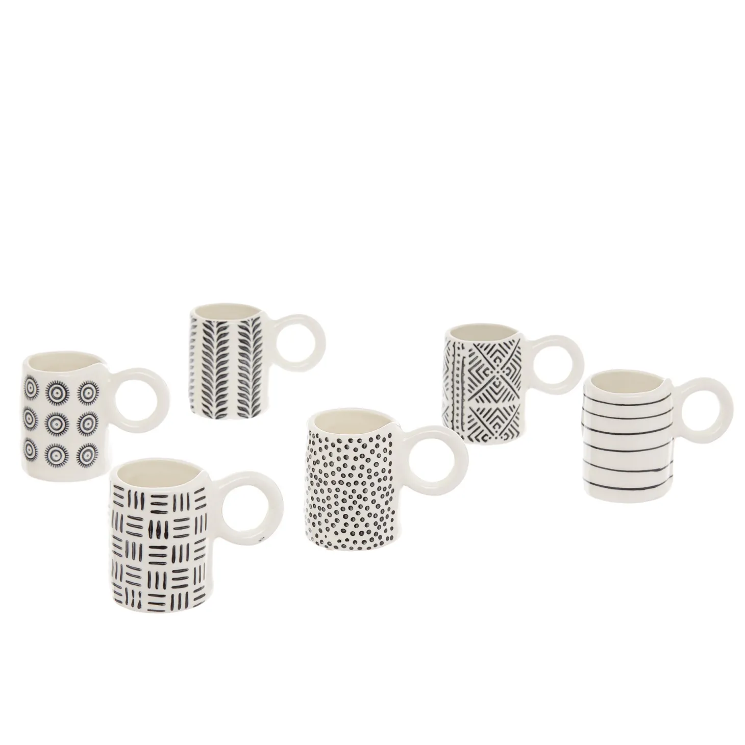Tazzina caffè ceramica decorata