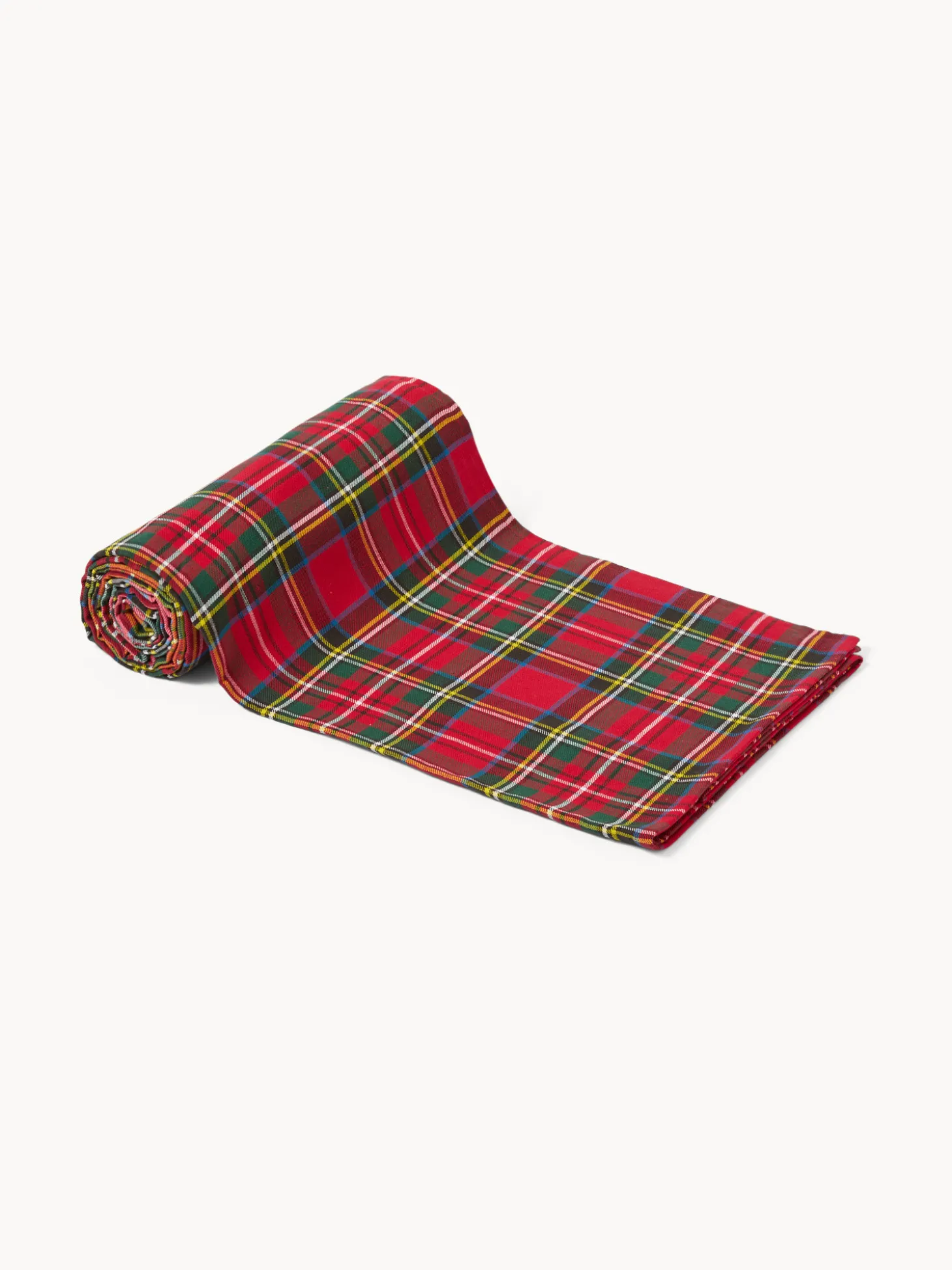 Telo arredo in cotone tartan