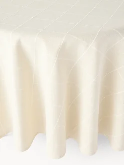 Tovaglia in cotone e lurex motivo check