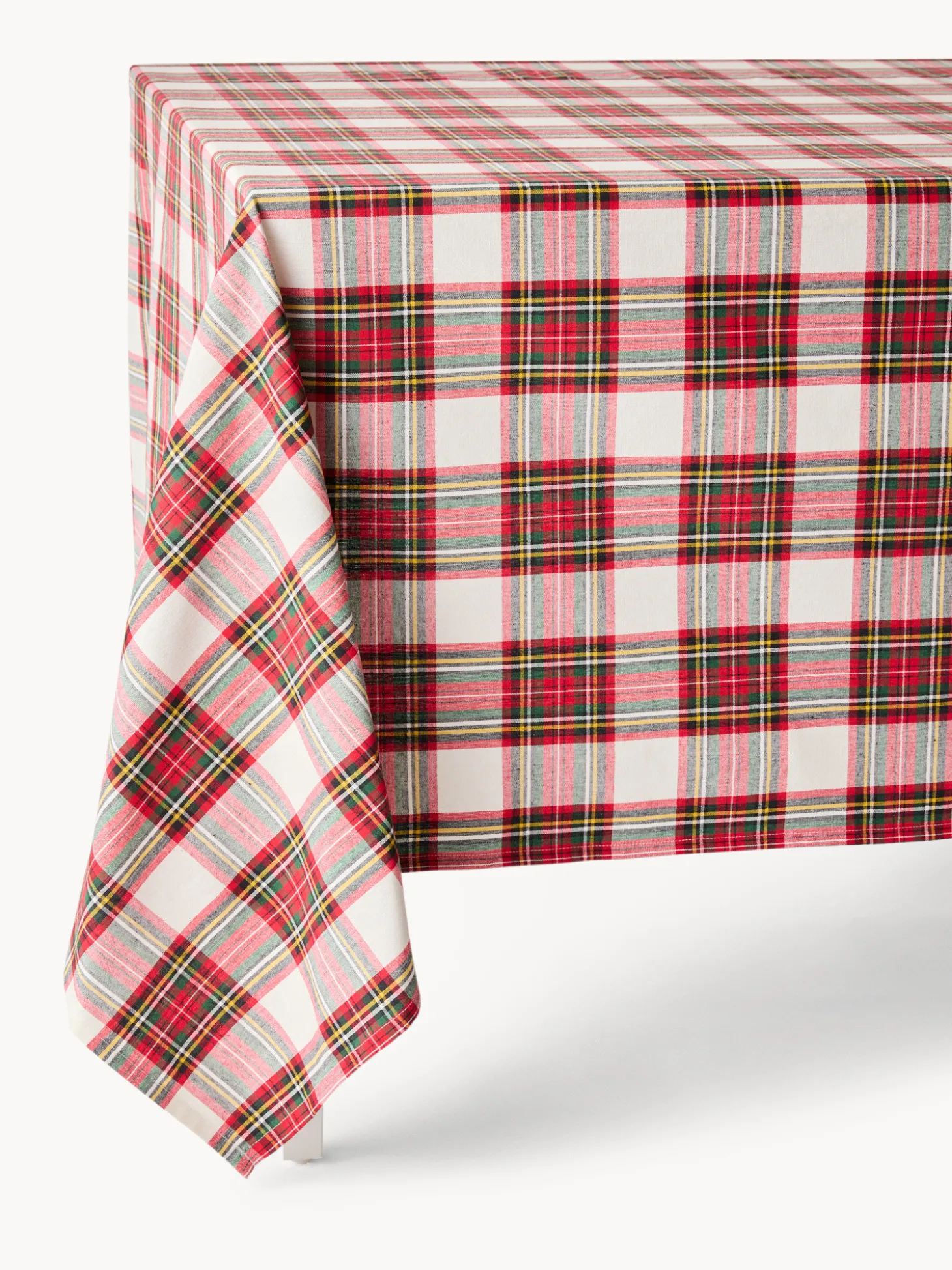 Tovaglia tartan in puro cotone tinto filo