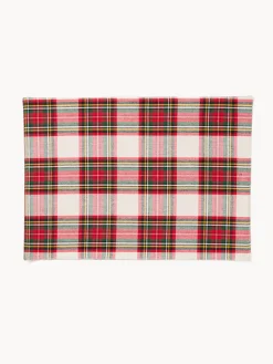 Tovaglietta tartan in puro cotone tinto filo