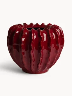 Vaso in ceramica smaltato