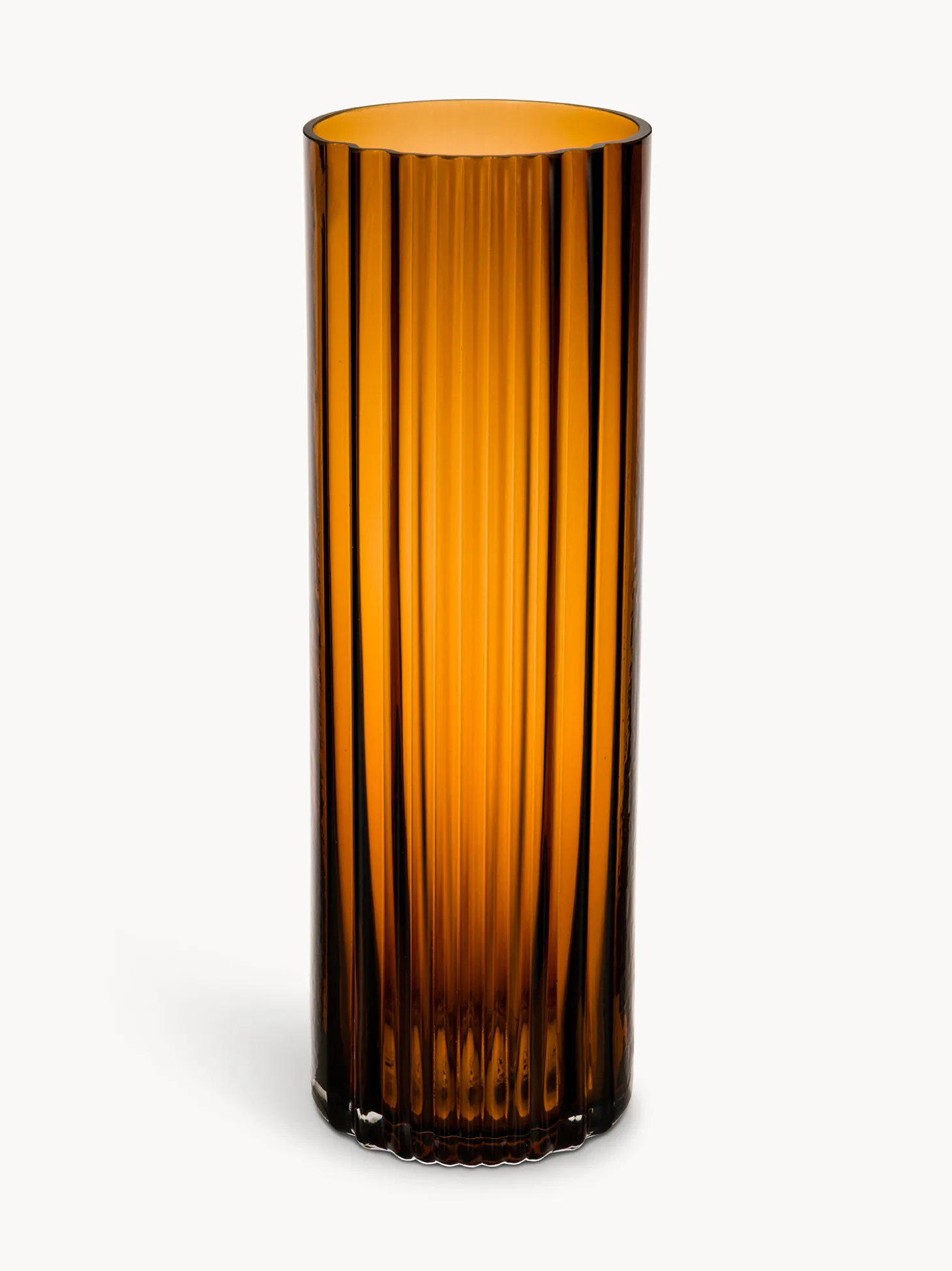 Vaso in vetro colorato in pasta