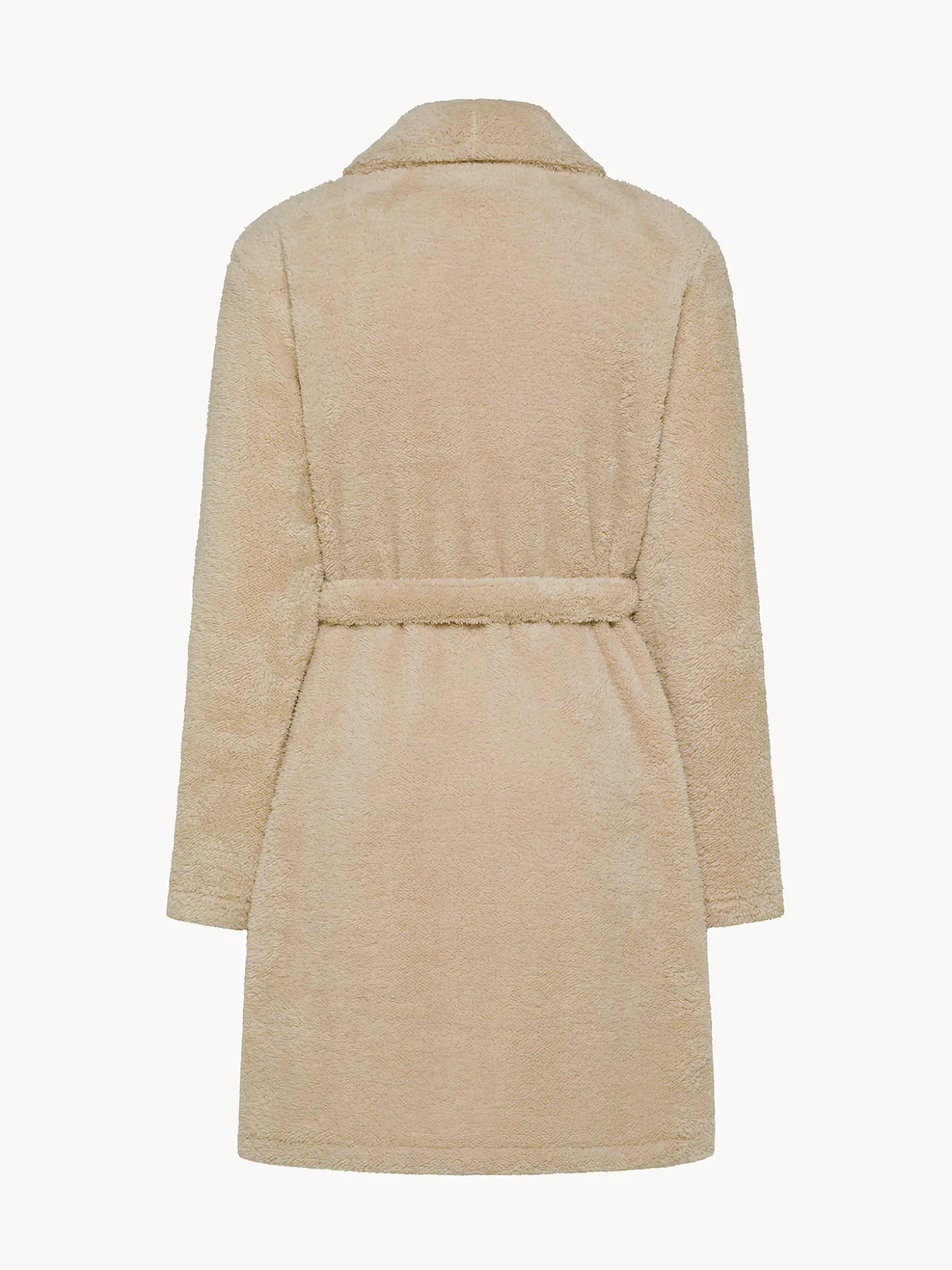 Vestaglia pile con scollo kimono