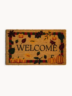 Zerbino cocco con scritta Welcome