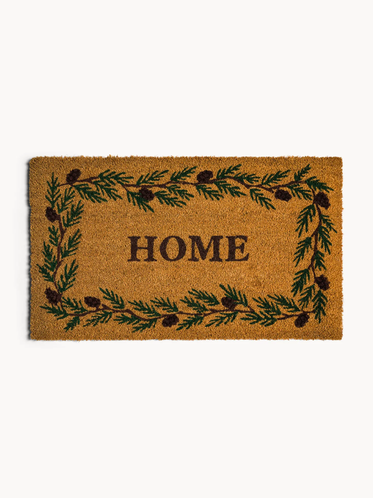 Zerbino cocco con scritta Home