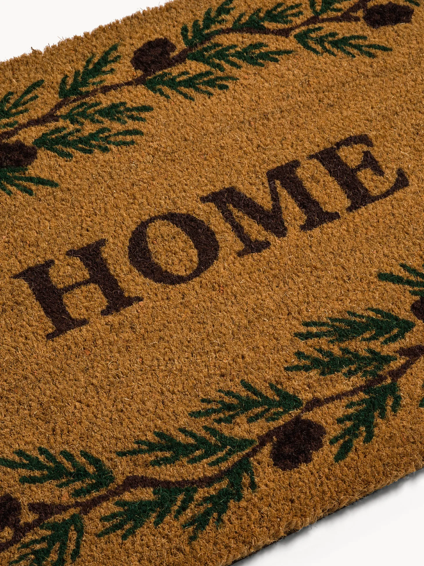 Zerbino cocco con scritta Home